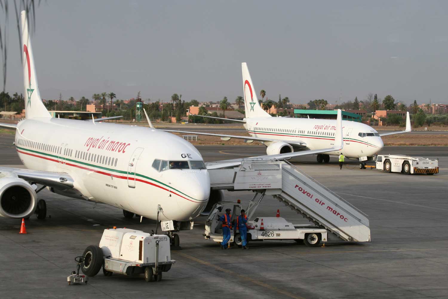 Une vue de l'aéroport Mohammed V de Marrakech. D. R.